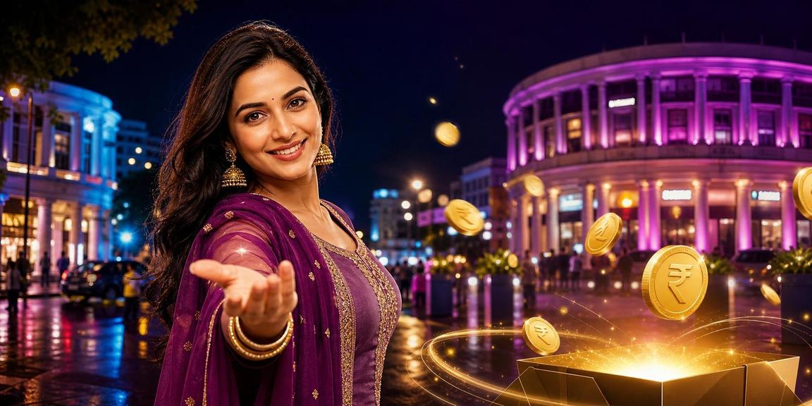 VIP user placing a bet in Delhi Connaught Place